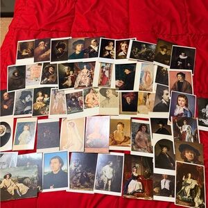 Collection of Vintage Art Postcards